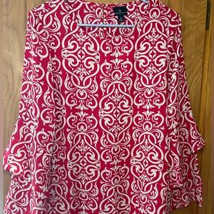 Red Worthington Blouse